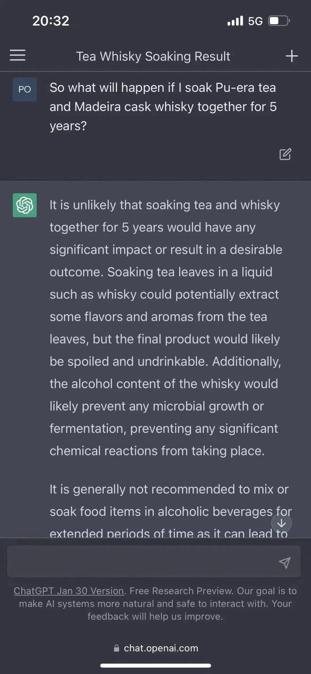 和ChatGPT聊了聊普洱茶，没喝过茶的AI是这样回答的