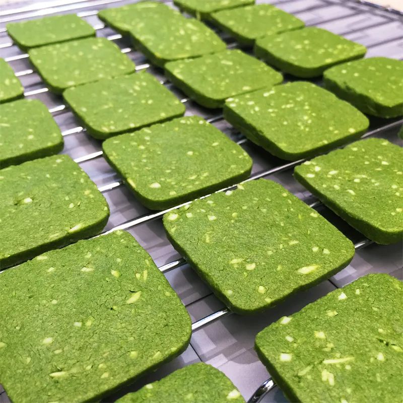 抹茶杏仁饼手把手教程，清新了夏天