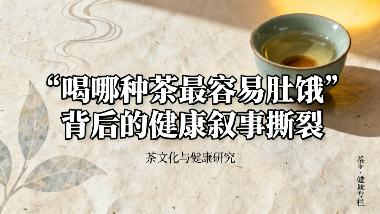 散落在《喝哪种茶最容易肚饿》背后的健康叙事撕裂