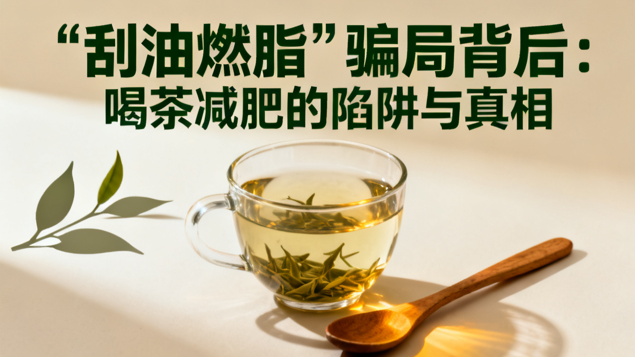 “刮油燃脂”话术背后,喝茶减肥的陷阱与真相