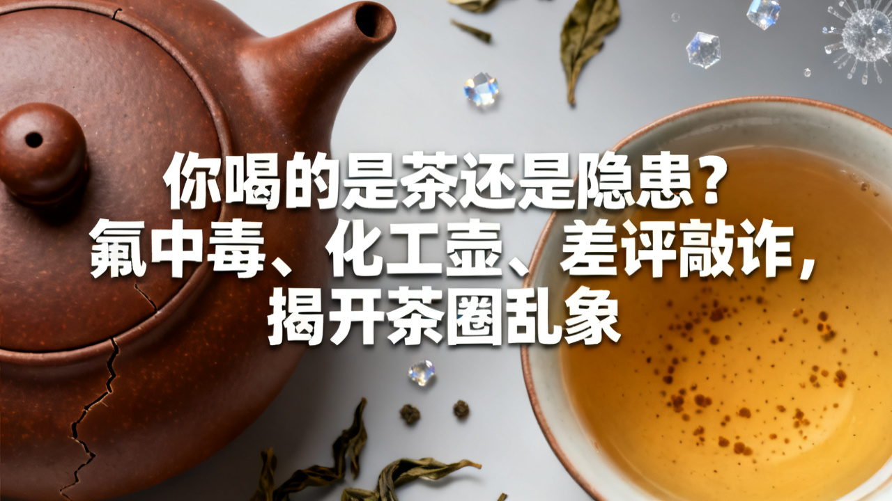 你喝的是茶还是隐患？氟中毒、化工壶、差评敲诈揭开茶圈乱象