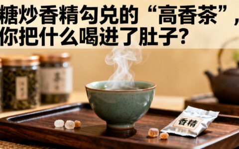 糖炒香精勾兑的“高香茶”，你把谁喝进了肚子？