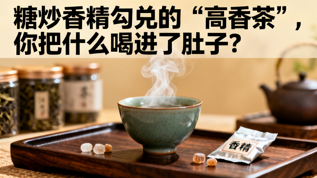 糖炒香精勾兑的“高香茶”，你把谁喝进了肚子？