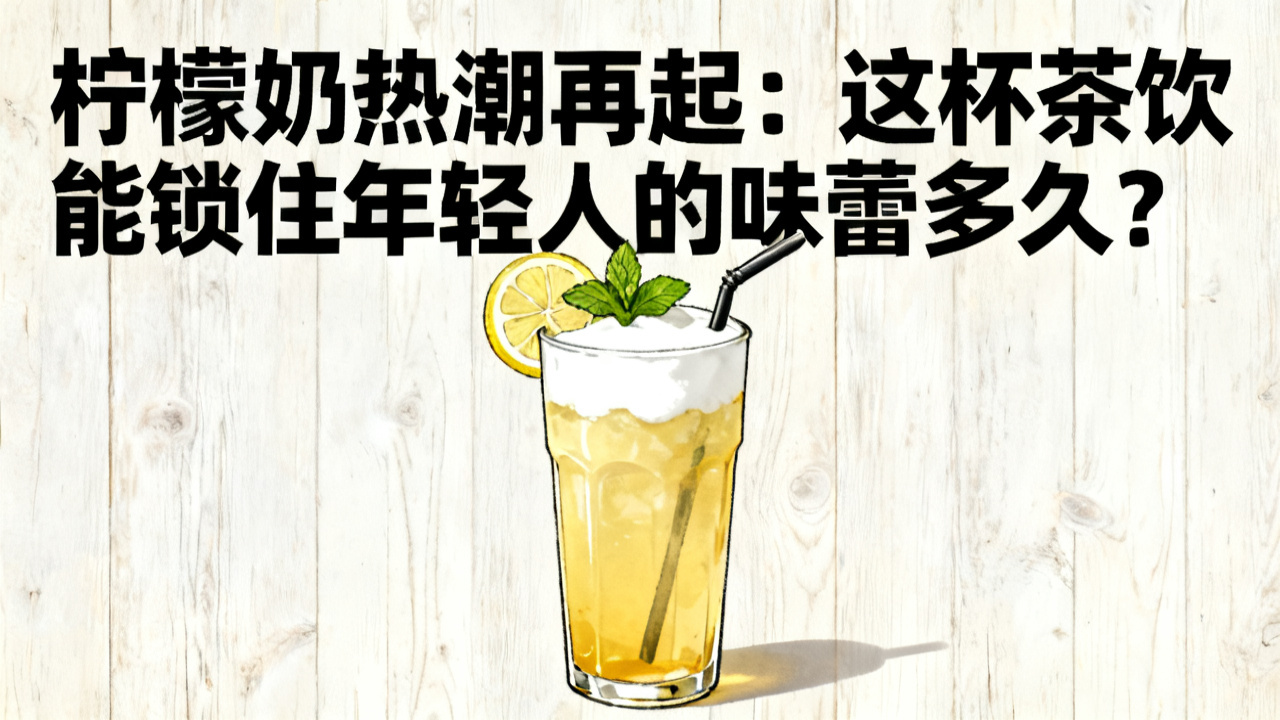 柠檬奶风云再起：这杯茶饮能锁住年轻人的味蕾多久？