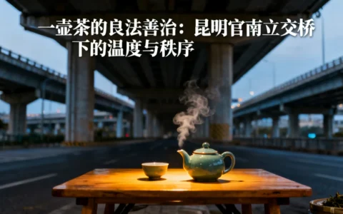 一壶茶的良法善治：昆明官南立交桥下的温度与秩序