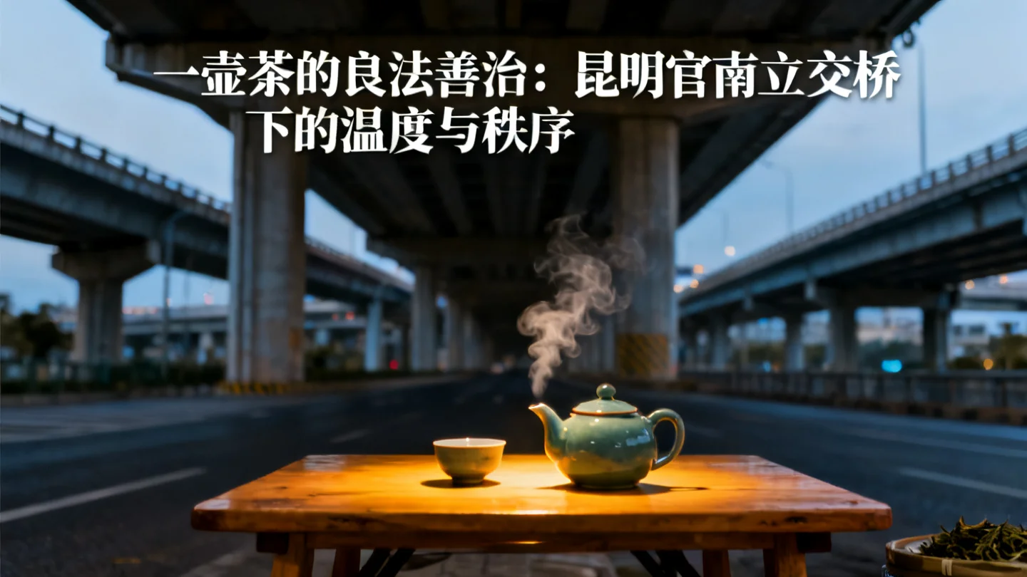 一壶茶的良法善治：昆明官南立交桥下的温度与秩序
