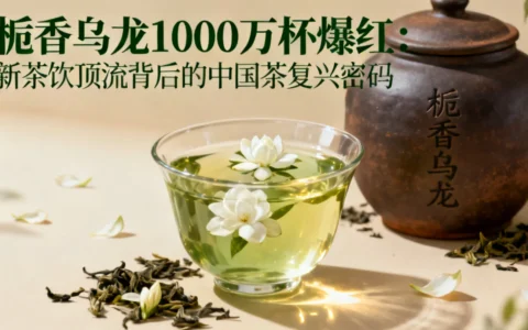 当一杯栀香乌龙卖出1000万杯：新茶饮顶流背后的中国茶复兴密码
