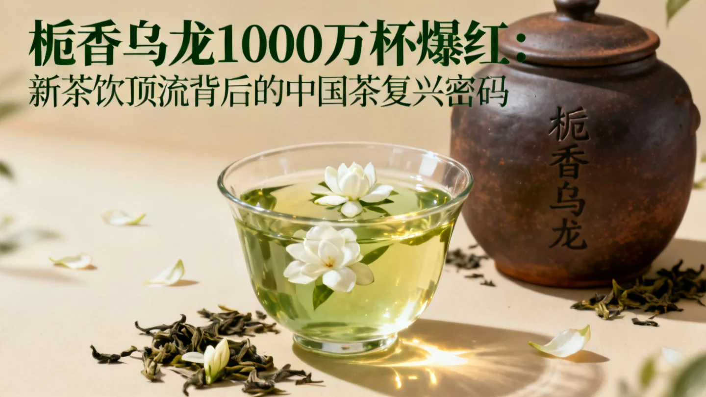 当一杯栀香乌龙卖出1000万杯:新茶饮顶流背后的中国茶复兴密码
