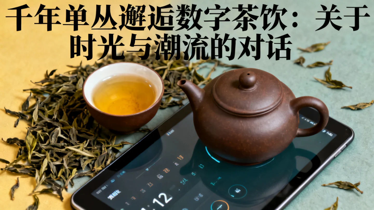 千年单丛遇见数字茶饮:一场关于时光与潮流的对话