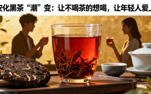 安化黑茶“潮”变：让不喝的想喝，让年轻人爱喝