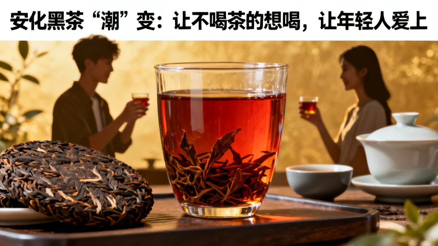 安化黑茶“潮”变:让不喝的想喝,让年轻人爱喝