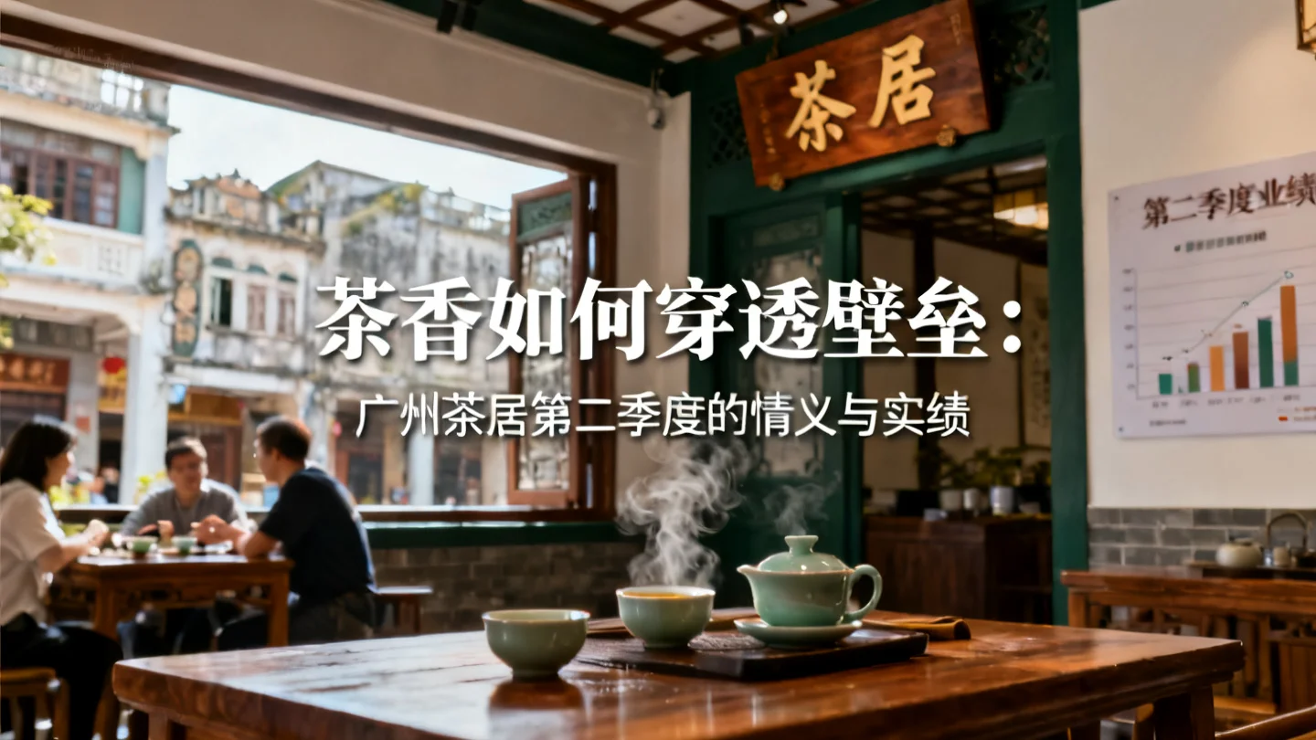 茶香如何穿透壁垒：广州茶居二季度的情义与实绩