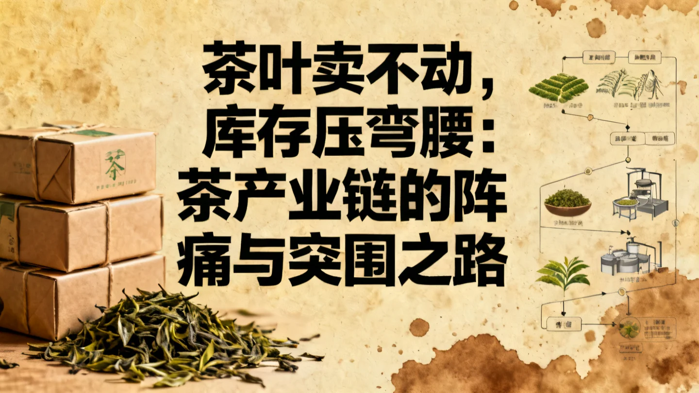 茶叶卖不动，库存压弯腰：茶产业链的阵痛与突围