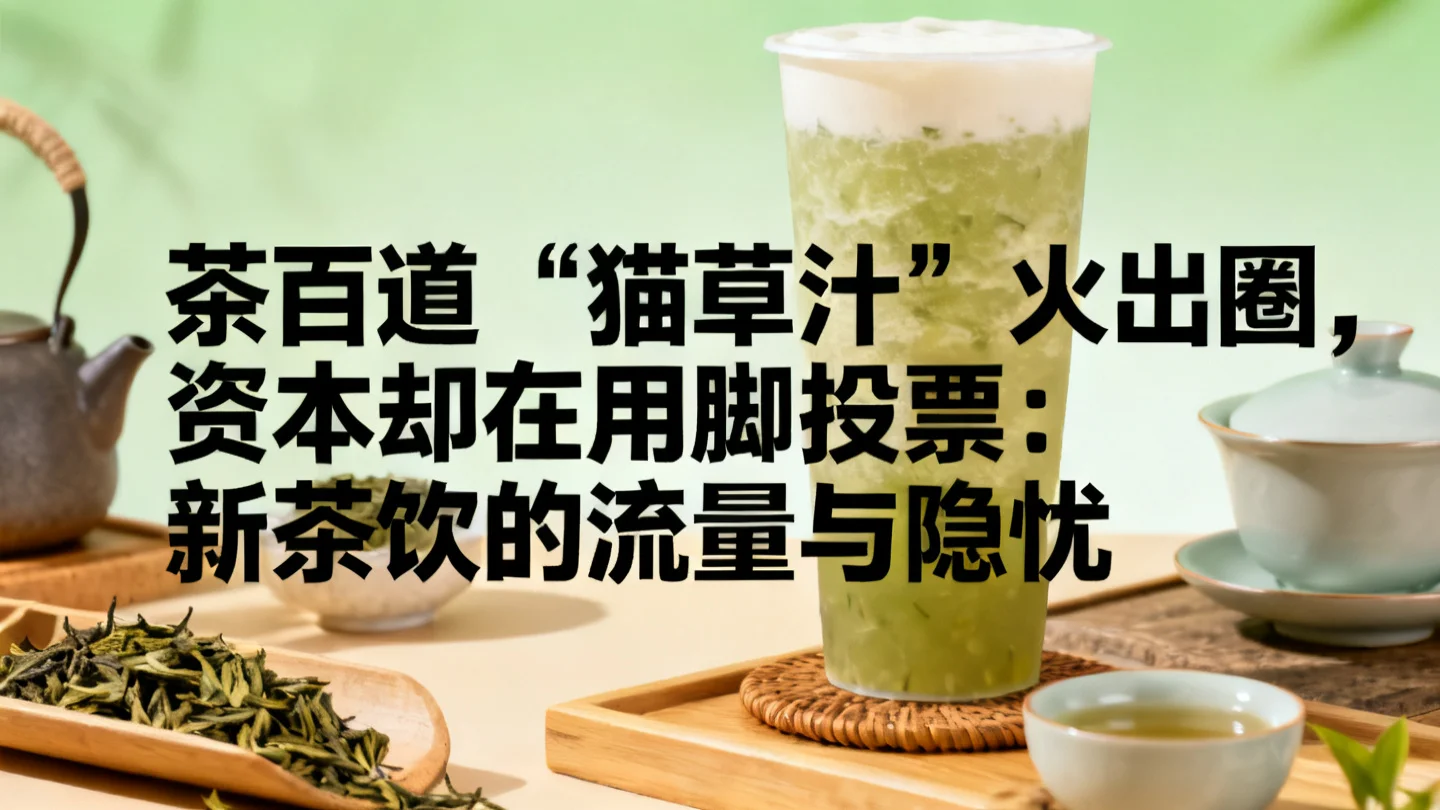 茶百道“猫草汁”火出圈，资本却在用脚投票