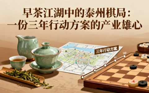 早茶江湖里的泰州棋局：一份三年行动方案的产业雄心
