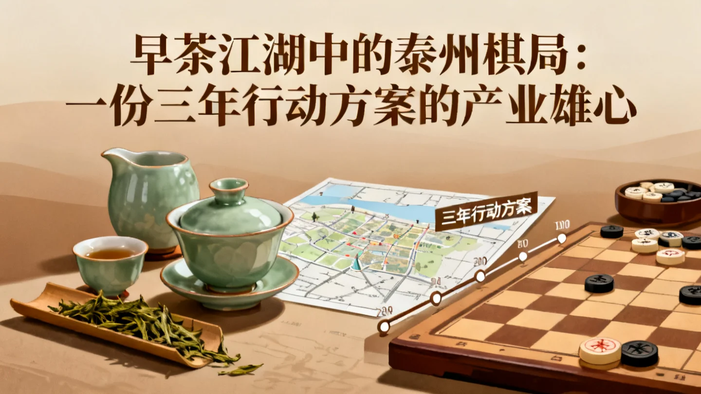 早茶江湖里的泰州棋局:一份三年行动方案的产业雄心