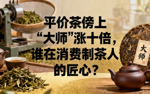 平价茶傍上“大师”涨十倍，谁在消费制茶人的匠心