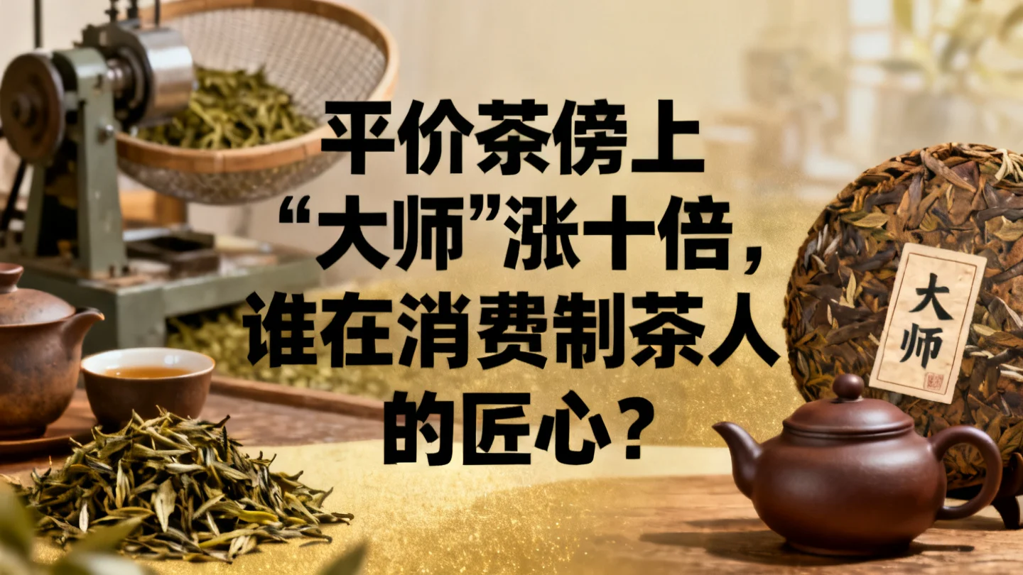 平价茶傍上“大师”涨十倍，谁在消费制茶人的匠心