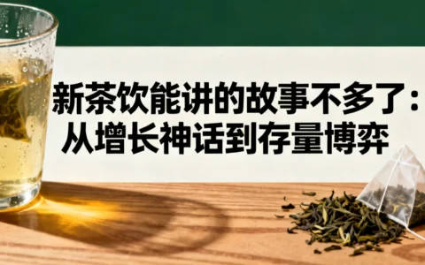新茶饮能讲的故事不多了