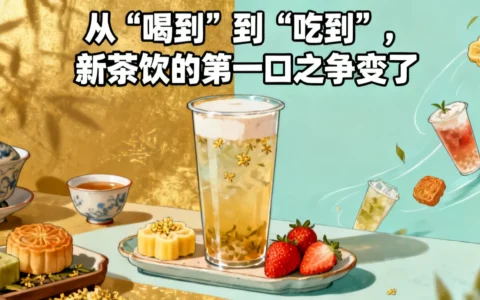 从“喝到”到“吃到”，新茶饮的第一口之争变了