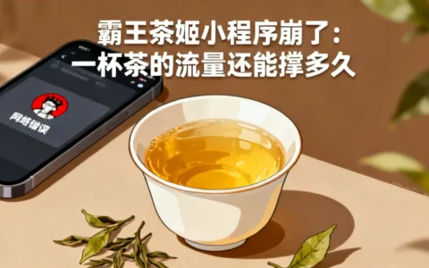 霸王茶姬小程序崩了，一杯茶的流量能撑多久