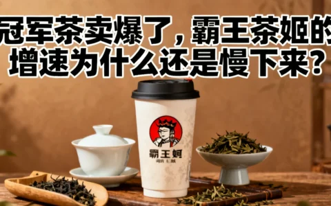 冠军茶卖爆了，霸王茶姬的增速为什么还是慢下来