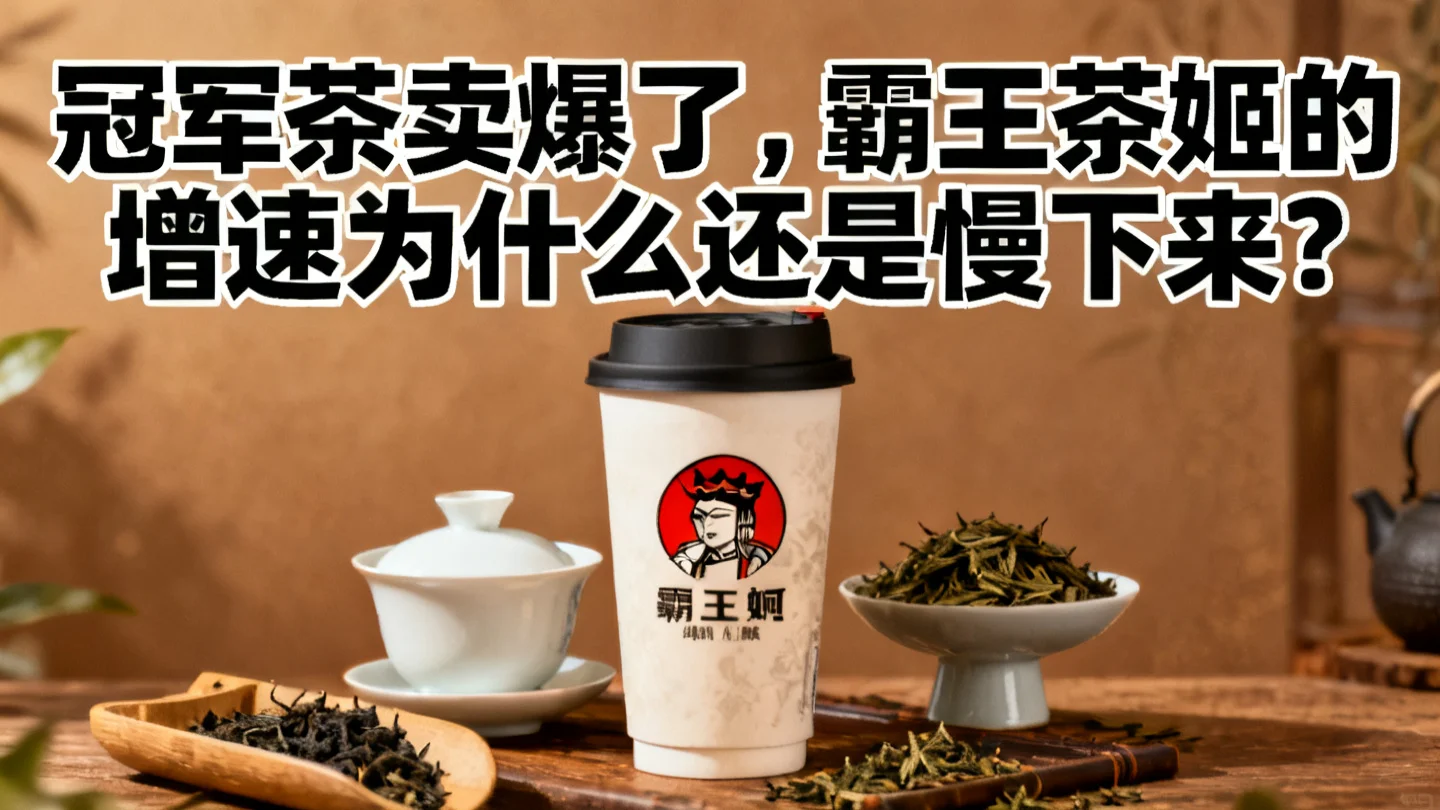 冠军茶卖爆了，霸王茶姬的增速为什么还是慢下来