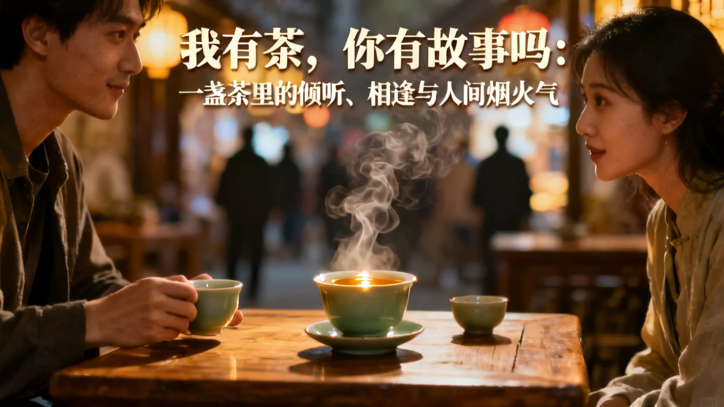 我有茶,你有故事吗:一盏茶里的倾听、相逢与人间烟火